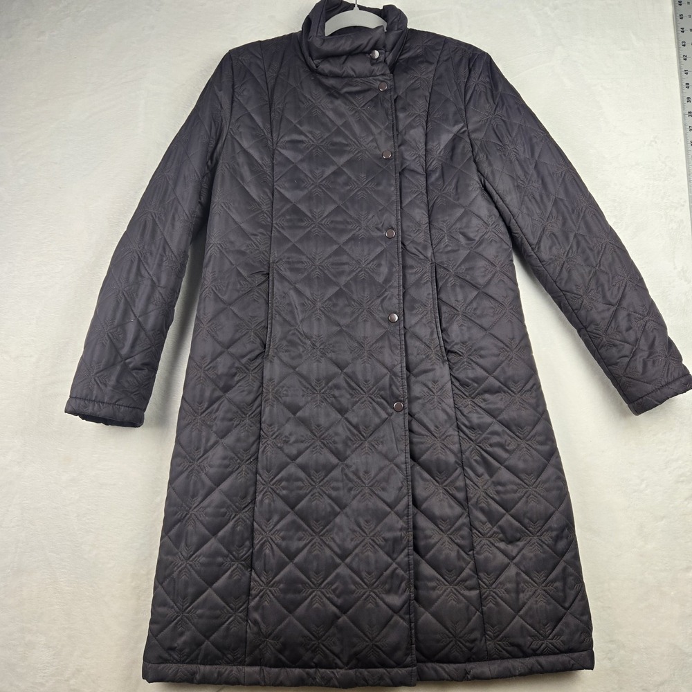 Kenneth Cole Reaction Womens Coat‎ Small Brown Snowflakes 80% Down 20% Feather